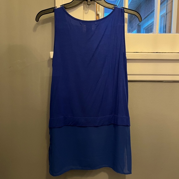 Blue Design History Long Tank - Size Medium - Picture 2 of 5